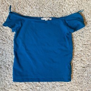 Off the shoulder crop top